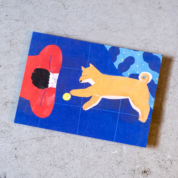 miii｜A4海報｜微涼的日子適合耍廢