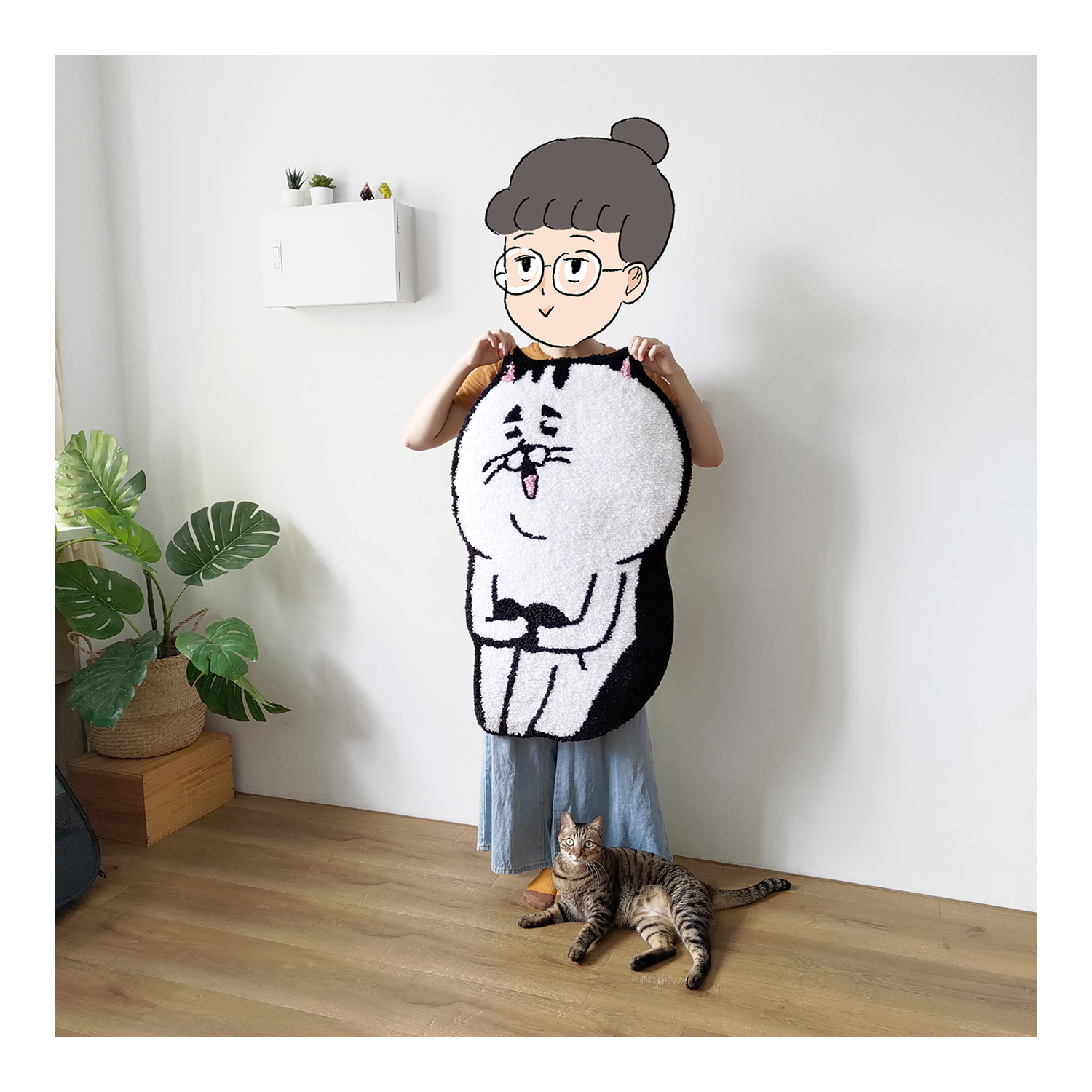 【ehcat貓室友】老背少植絨地毯