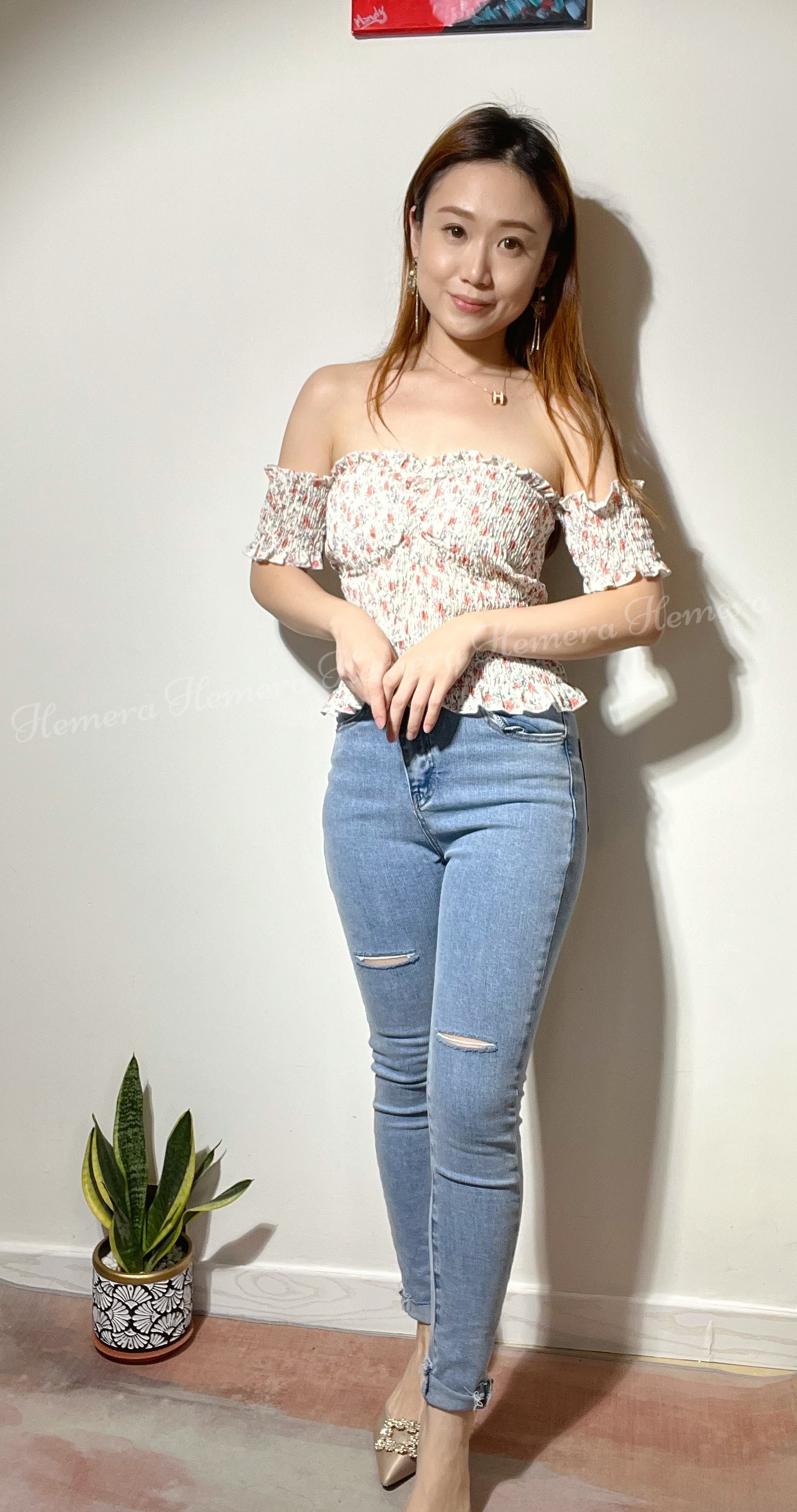 High Waist Skinny Jeans PT22S0712BL