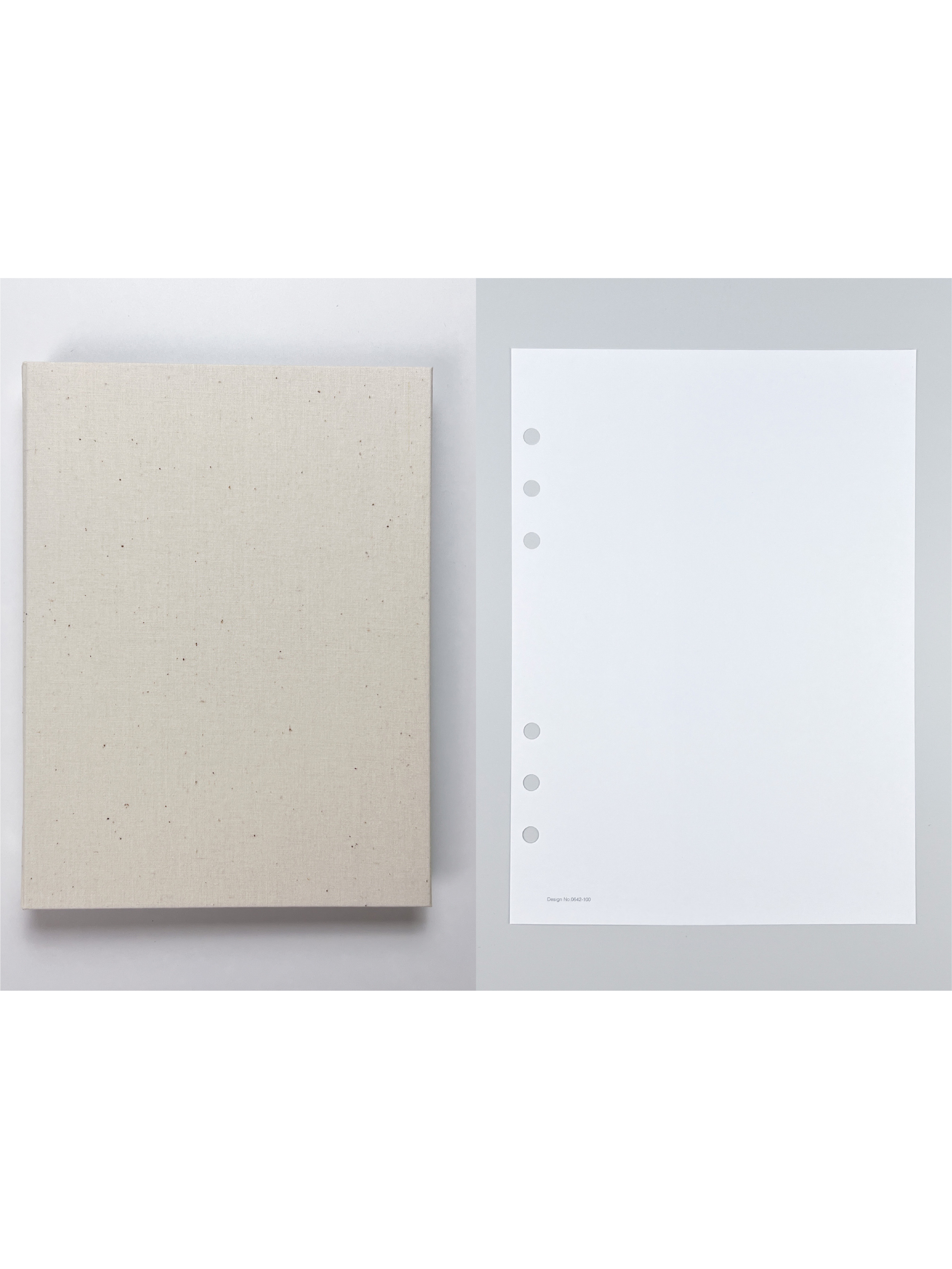 A5／布製萬用手帳「入門套組」／贈玫瑰金刷邊內頁數張