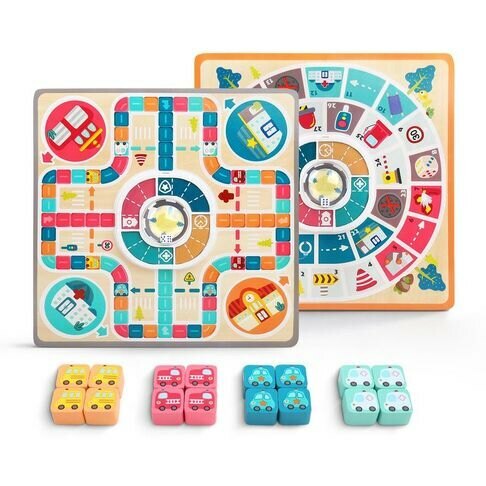 Top Bright 汽車城市雙面棋盤遊戲