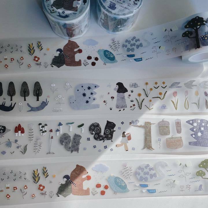 In the Forest 霧面PET膠帶 ｜森空