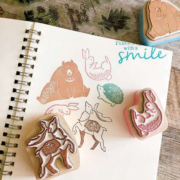 馴鹿 田口奈津子聯名 動物印章｜日本KODOMO NO KAO