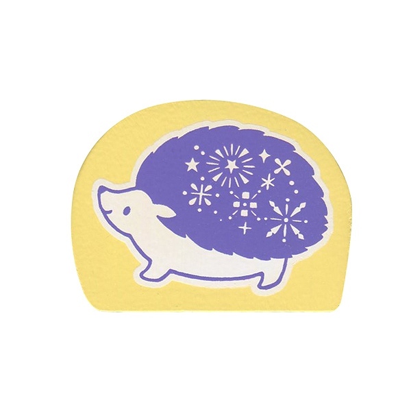 刺蝟 田口奈津子聯名 動物印章｜日本KODOMO NO KAO