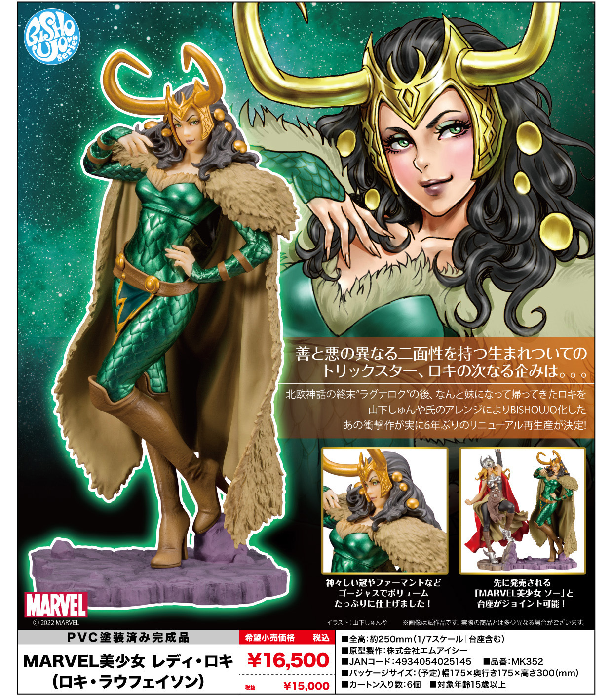 「ACG.GO」「預購」日版 壽屋 女洛基 MARVEL UNIVERSE 1/7 pvc figure