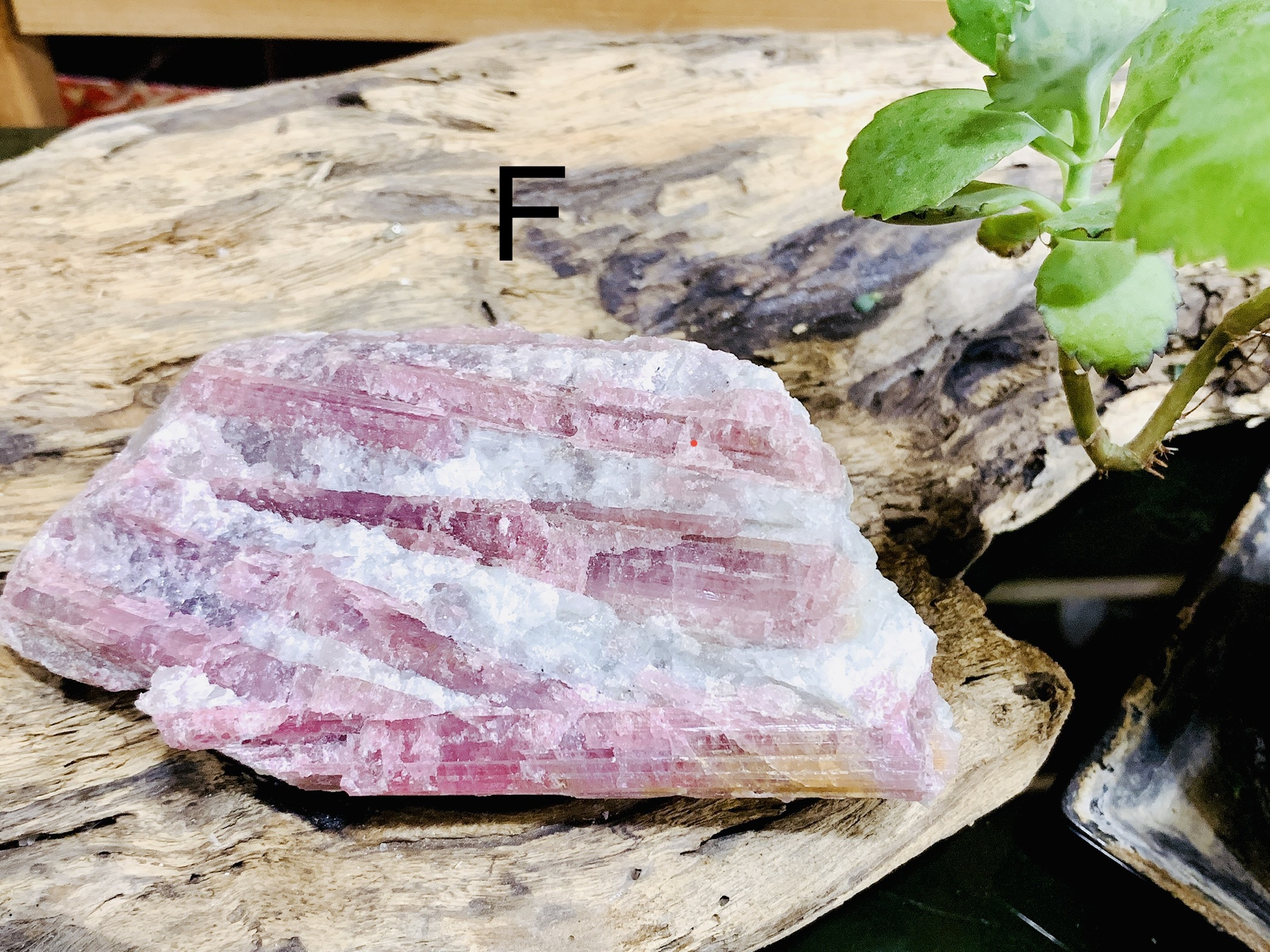 玫瑰碧璽原礦丨十月誕生石