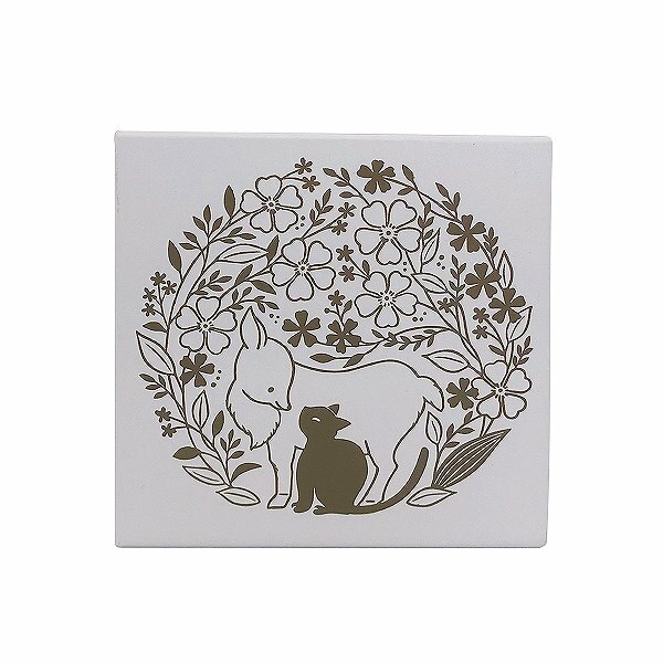 貓與山羊 田口奈津子聯名 木製印章｜日本KODOMO NO KAO