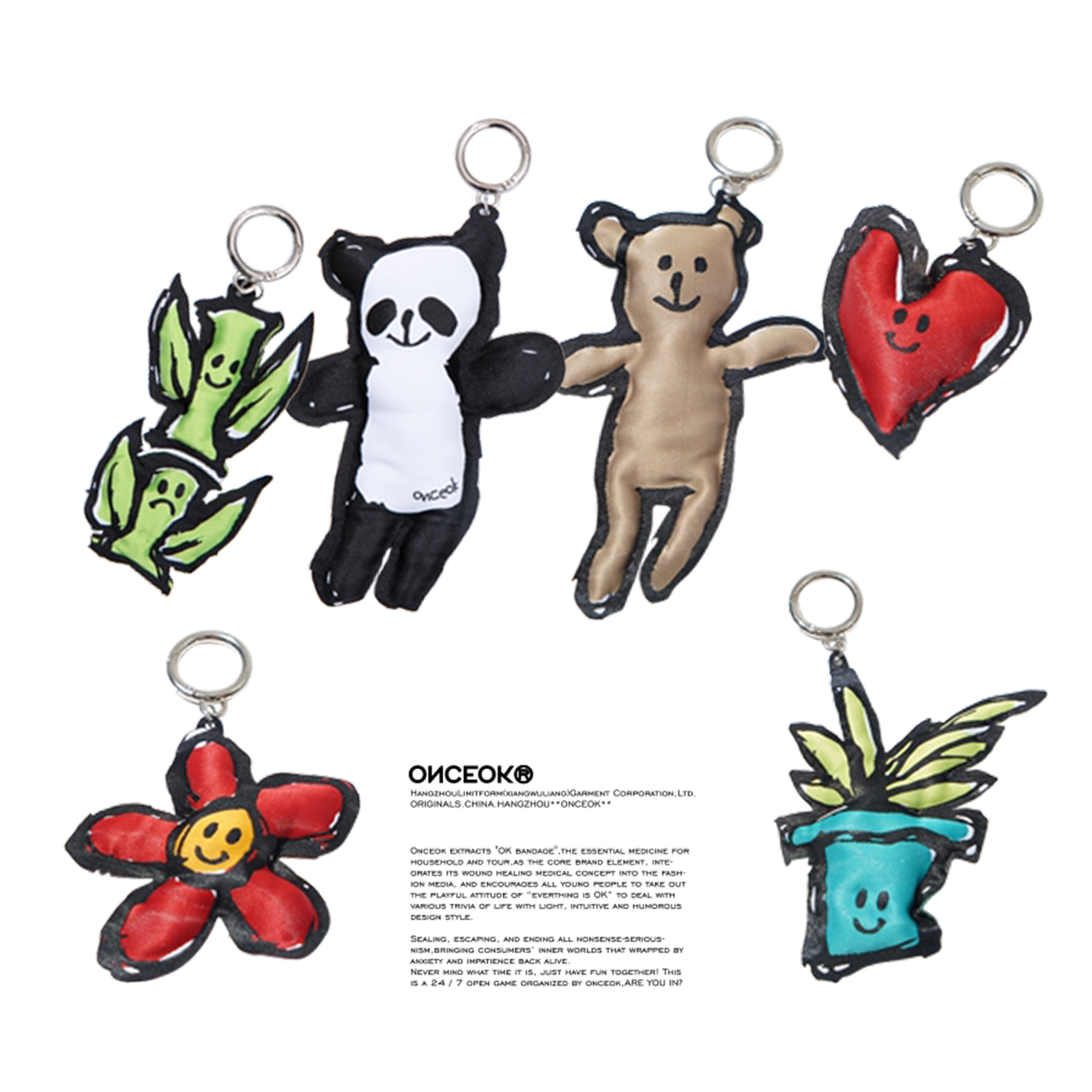 Onceok 可愛設計款吊飾系列