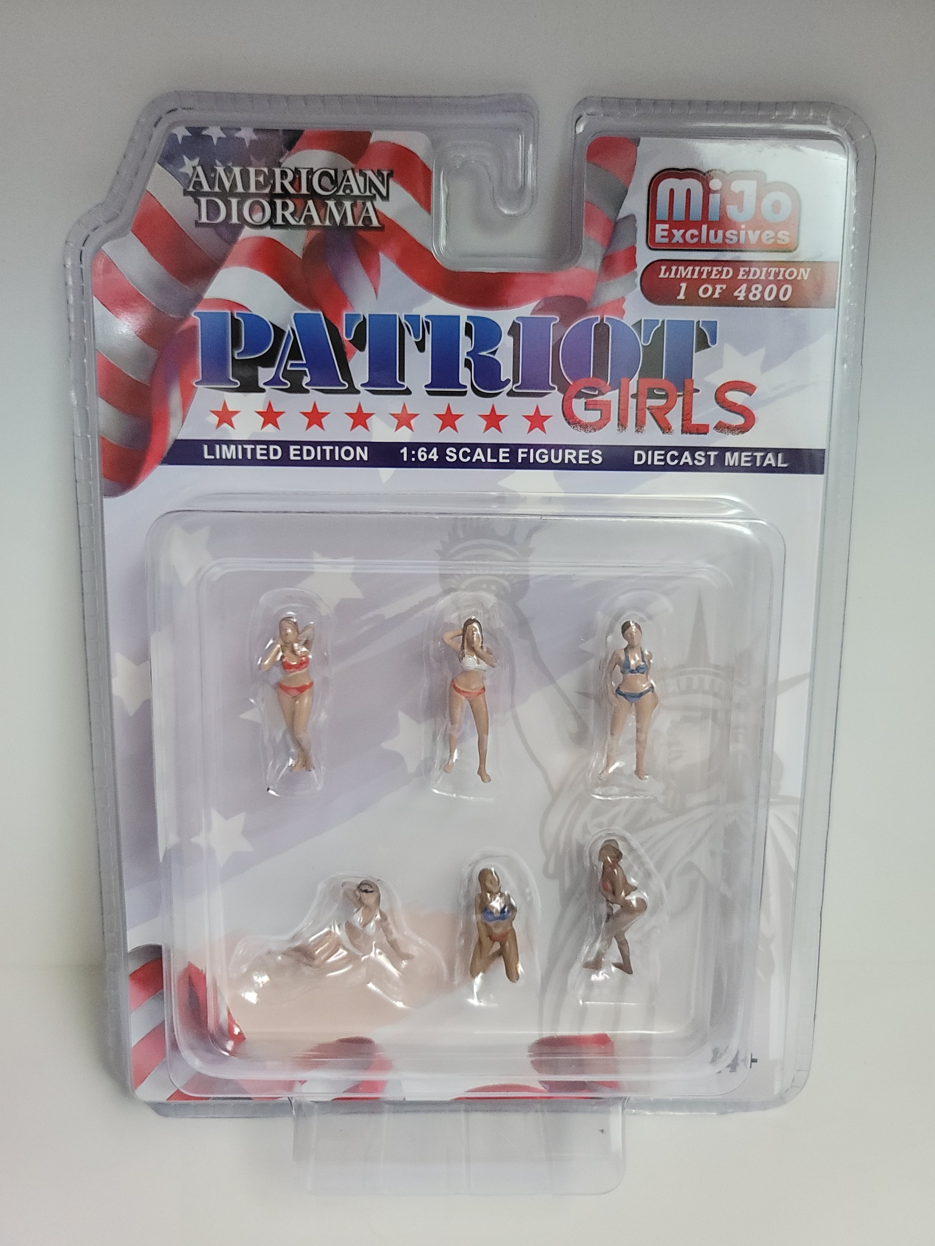 American Diorama 1:64 MiJo Exclusive Figures Set - Patriot Girls