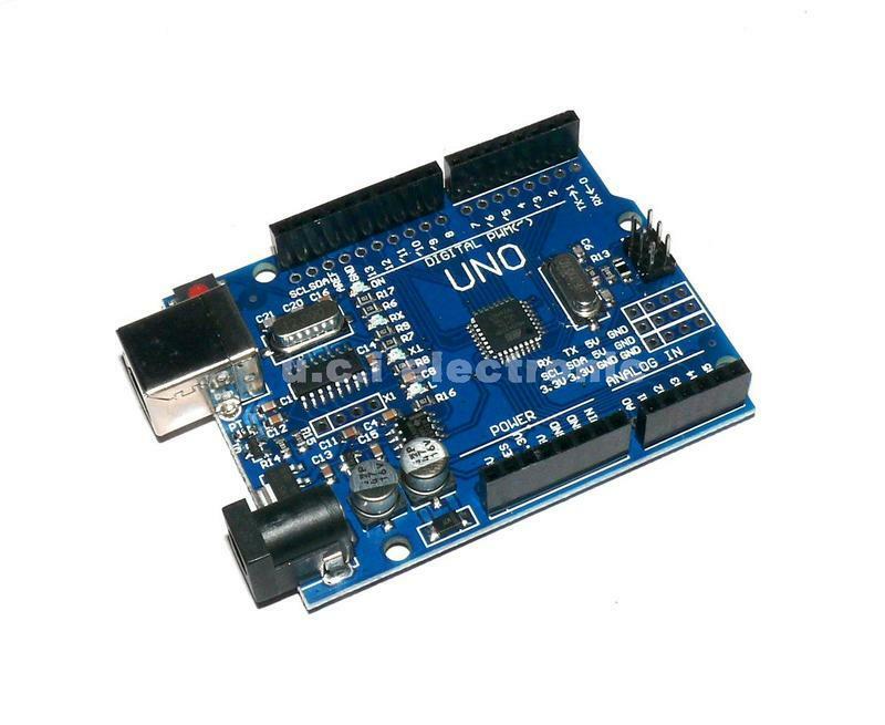 【UCI電子】(中) Arduino 全相容/行家版/ uno r3開發板   (送USB線 附基礎學習教程)