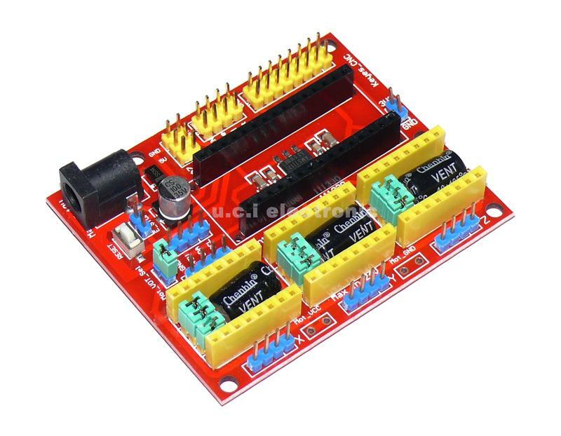 【UCI電子】(4-7) CNC shield v4 雕刻機套件擴展板
