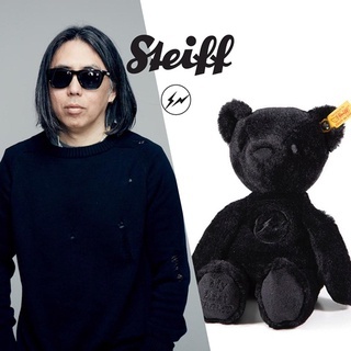 2022SS steiff fragment design 泰迪熊 娃娃 超限量 藤原浩 閃電 現貨