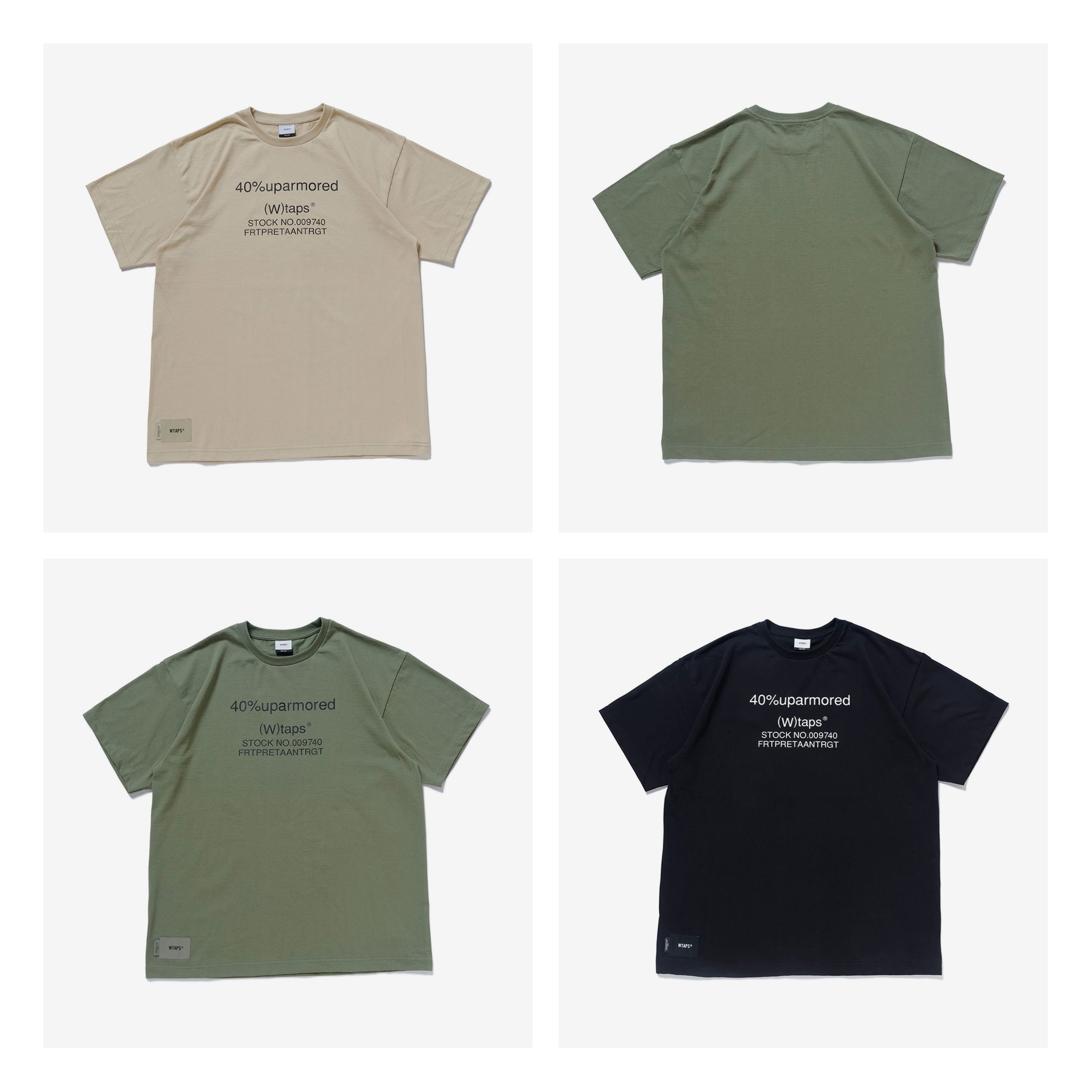 WTAPS 40PCT UPARMORED SS COTTON 黒XL-