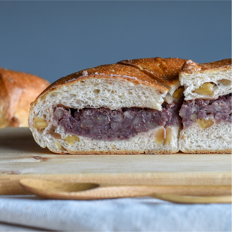 日式紅豆核桃麵包【3/7週六出爐】