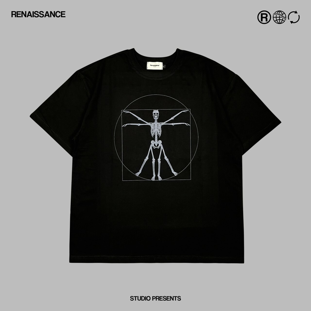 RENAISSANCE 黃金比例 達文西 骷髏短袖 T “ GOLDEN RATIO SKULL TEE “