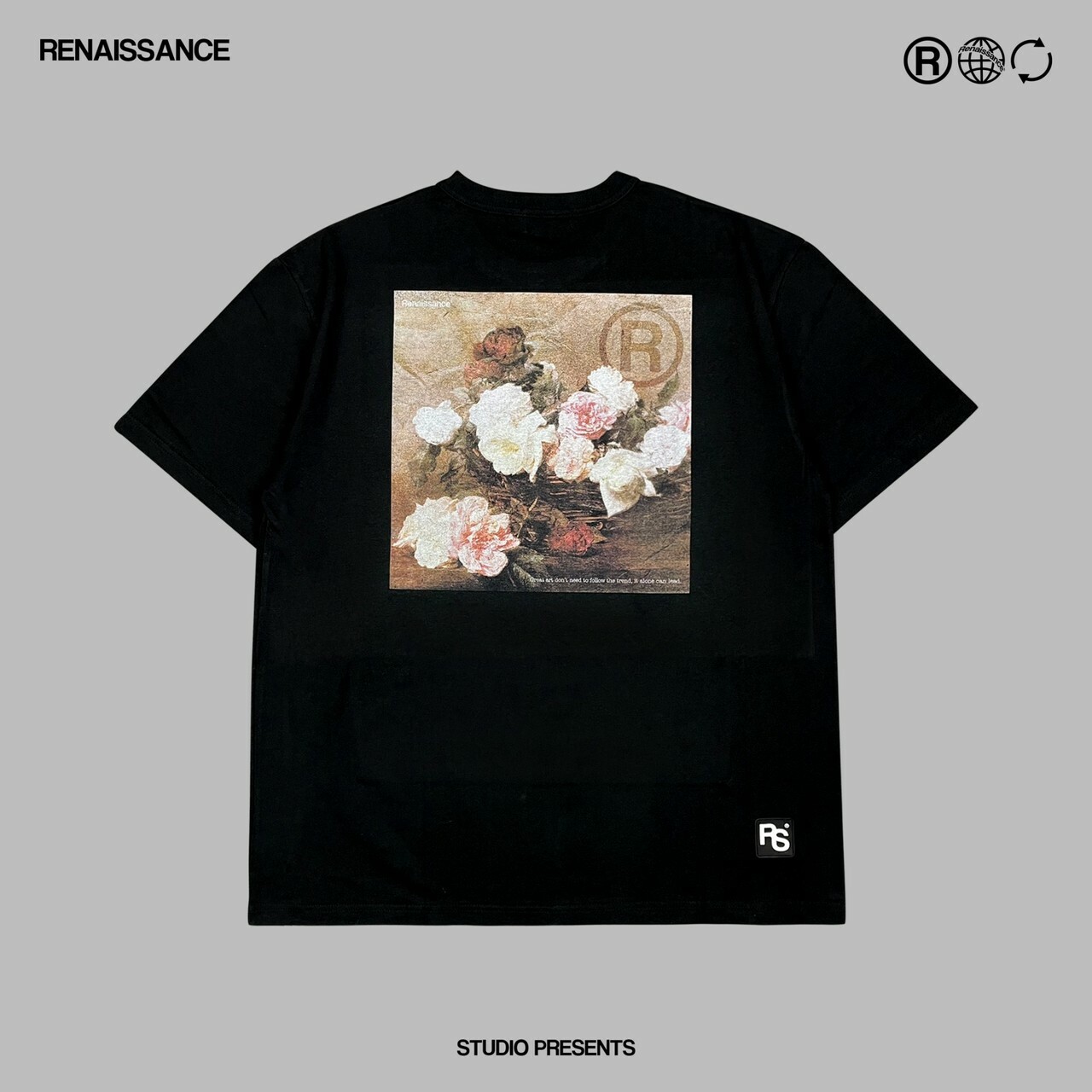 RENAISSANCE 油畫 花卉 新思維短袖 T “ NEW THINKING TEE “
