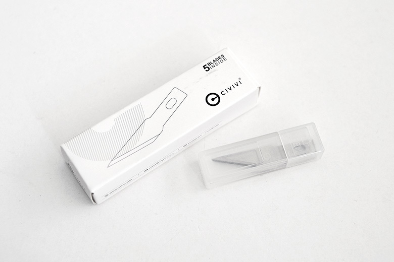 CIVIVI 強化版刀片、大馬士革刀片