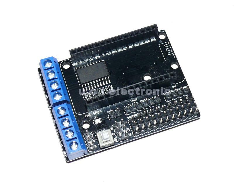 【UCI電子】(14-0-g) 電機驅動擴展板 WIFI L293D ESP8266 12E LUA 物聯網 智能小車