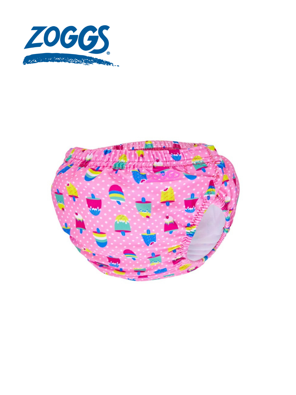 澳洲品牌 ZOGGS 《繽紛雪條》調整型嬰兒游泳尿片褲 (3-24個月)