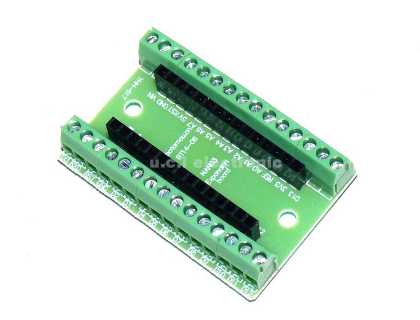 【UCI電子】(5-3) Arduino 全相容 新款 擴展板 NANO IO Shield V1.O簡易擴展板