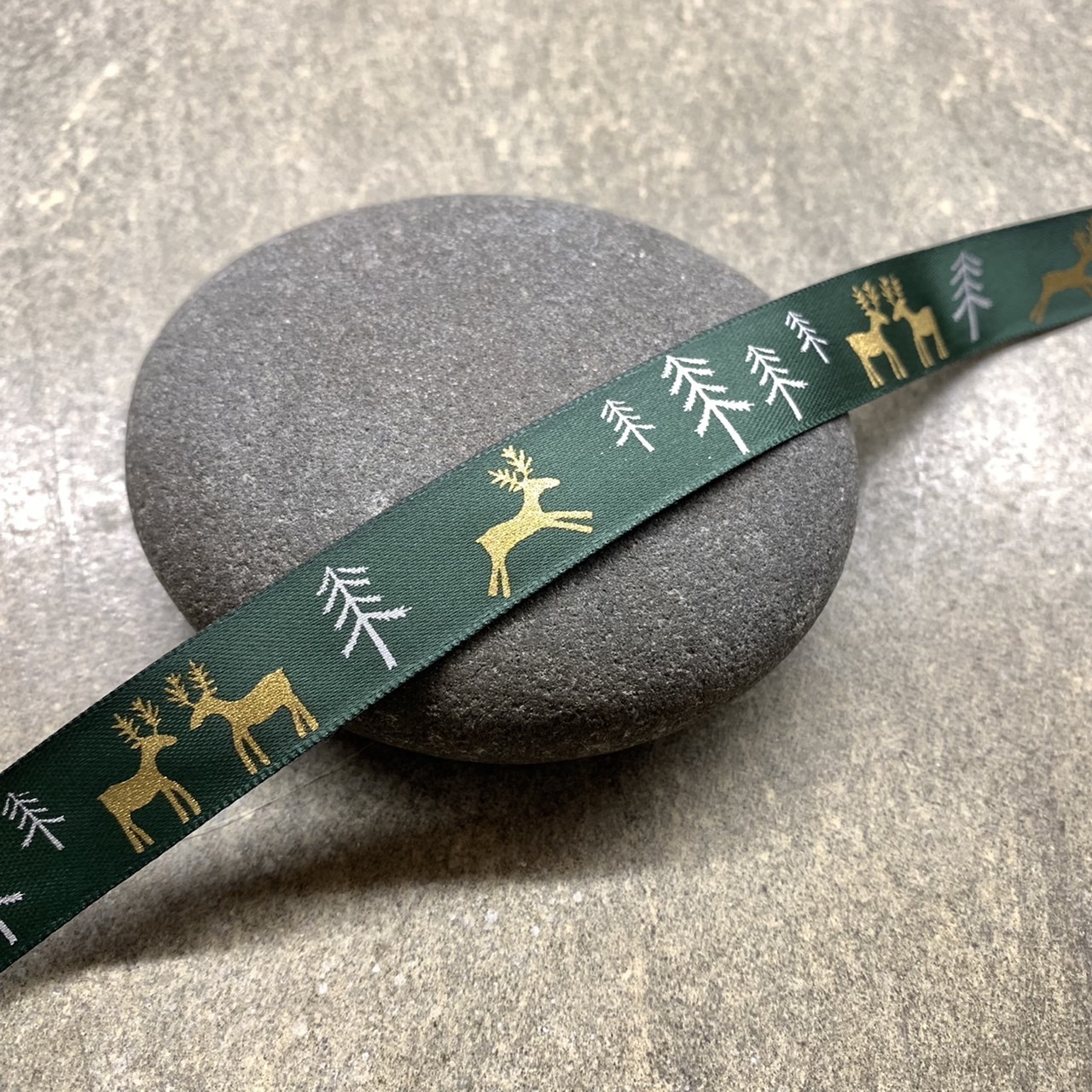 麋鹿雪樹/單緞面/15mm