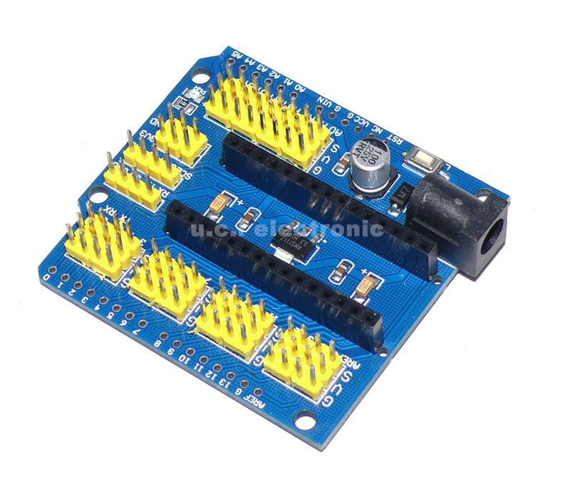 【UCI電子】(5-3) Arduino 全相容 NANO UNO 多用 擴展板