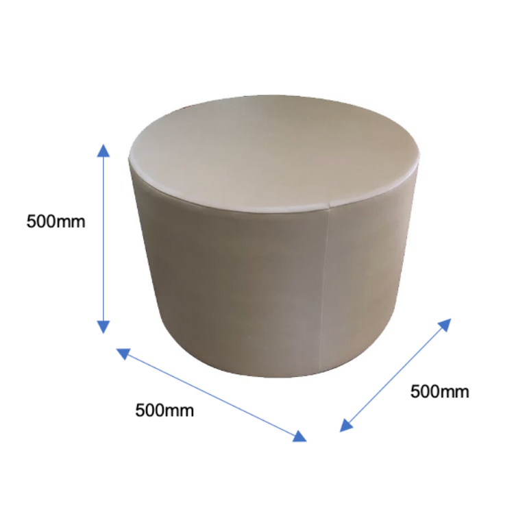 Round PVC Leather Seat