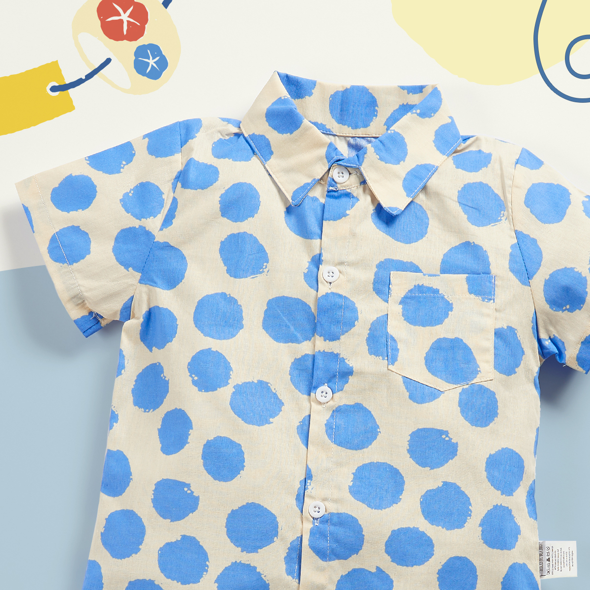 OMYMONSTER 「點點夏日」恤衫套裝