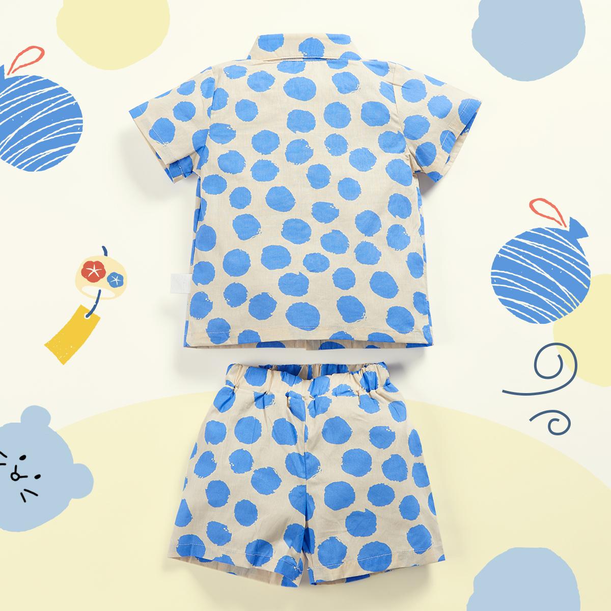 「點點夏日」恤衫套裝