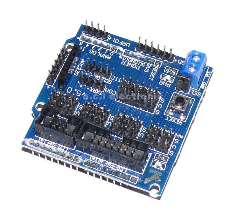 【UCI電子】(3-1) V5.0擴展板 傳感器擴展板 電子積木 Sensor Shield 機器人配件