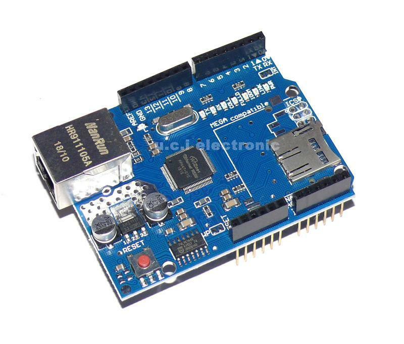 【UCI電子】(13-9) Ethernet W5100 網絡擴展板 SD卡擴展