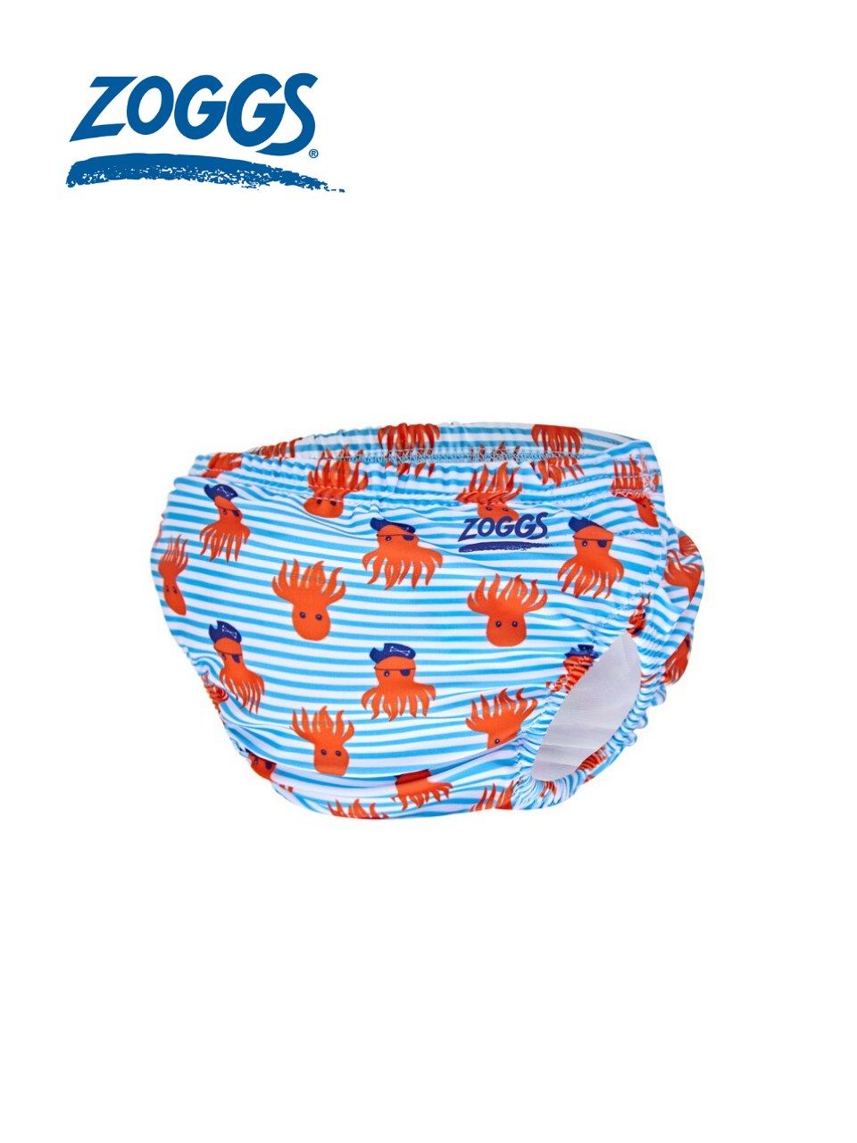 澳洲品牌 ZOGGS 《章魚海盜》調整型嬰兒游泳尿片褲 (3-24個月)