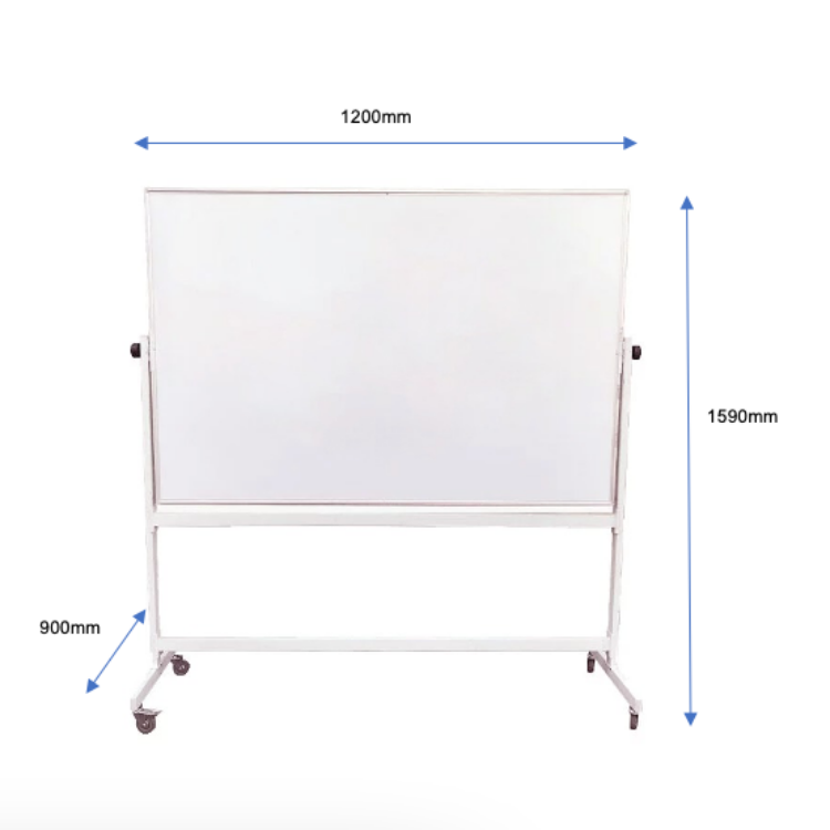 Mobile Whiteboard (Enamel Ceramic), Standard