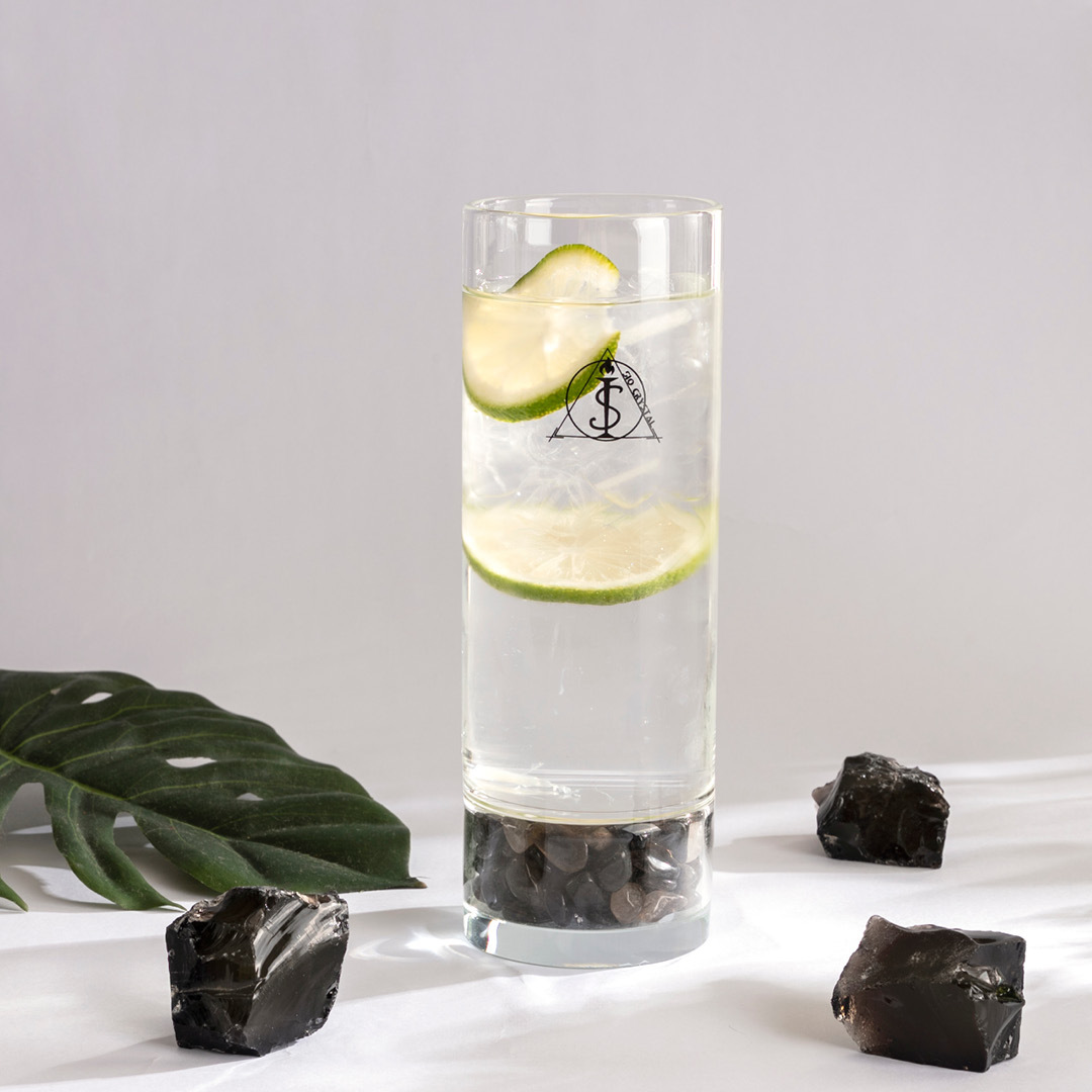 【祈願能量水晶杯】避邪水杯-茶水晶轉運水杯