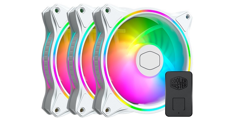 米特3C數位–酷碼 MasterFan MF120 HALO 3合1組/白色/MFL-B2DW-183PA-R1