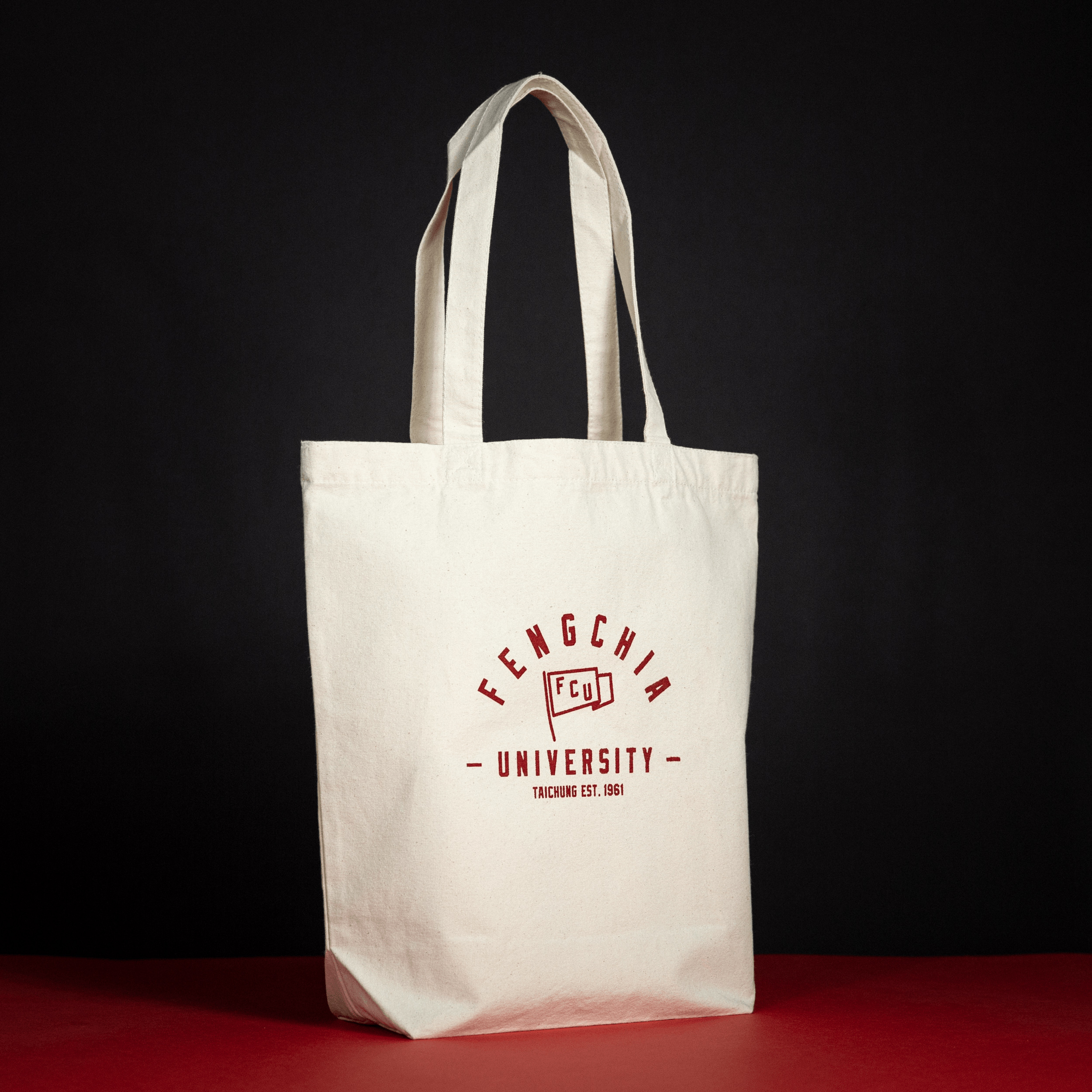 United Athle® 逢甲大學復古標誌提袋 (白色)