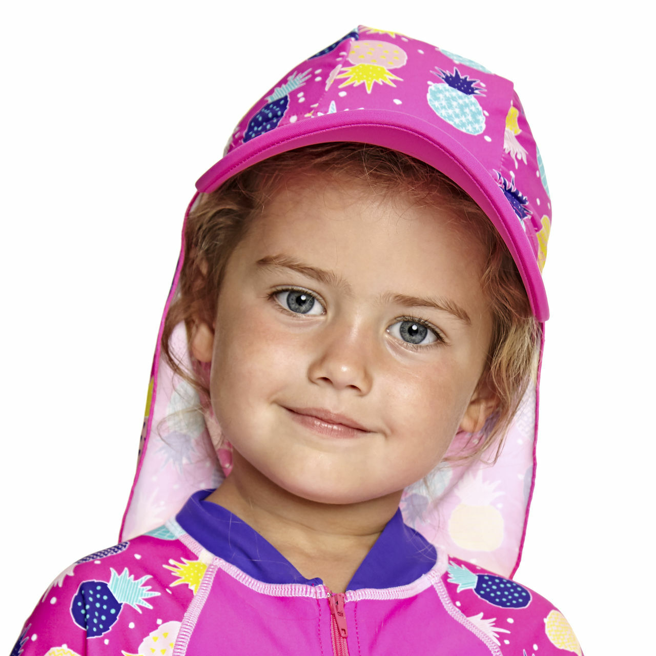 澳洲品牌 ZOGGS 《菠蘿樂園》兒童防曬帽