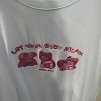 [S] AMBLER X BELLYGOM COMFORTABLE TIME SHORT SLEEVE T-SHIRT, WHITE, BS106WH00 (SMB11)