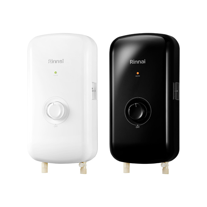 【結帳現折】Rinnai 林內 瞬熱式電熱水器 RIS-0081W 晨露白｜RIS-0081B 夜霧黑