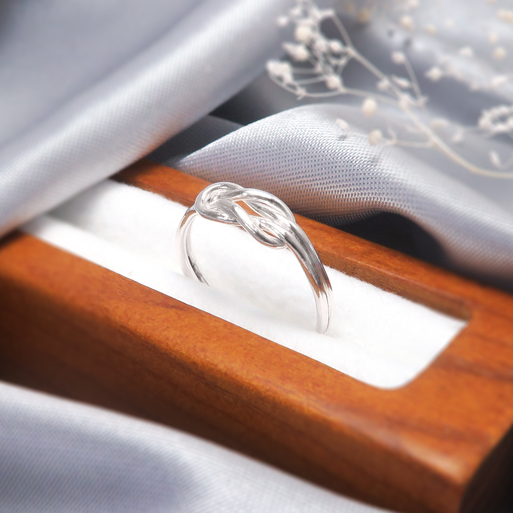 平結戒指 迷你版 手工純銀戒指