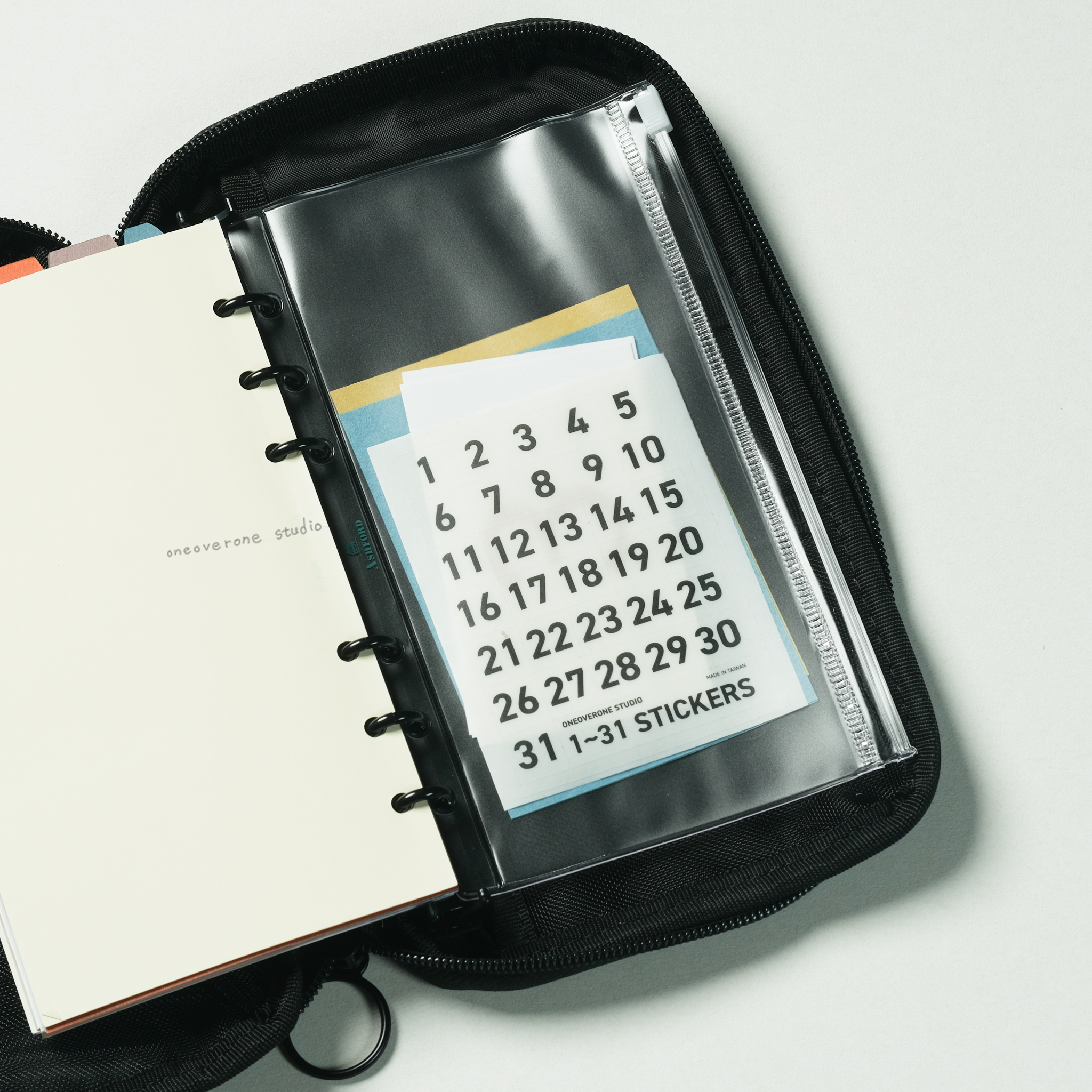 BIBLE 霧面透明夾鏈收納袋｜ASHFORD 日本