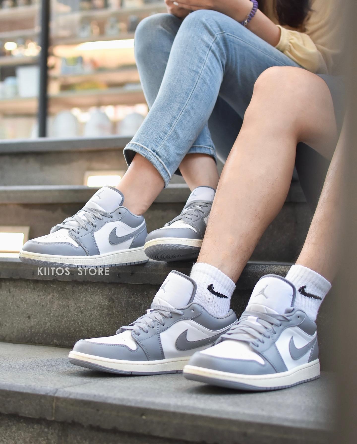 Nike Air Jordan 1 Vintage Grey 奶油底 復古灰 大童鞋 男鞋