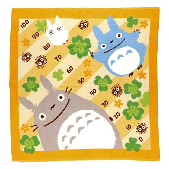 嬰兒浴巾 龍貓 大家來比身高