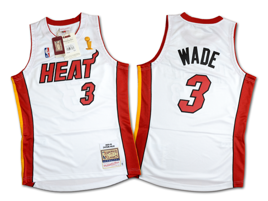 Mitchell & Ness 邁阿密熱火隊 Dwyane Wade 2005-2006 復刻 球員版球衣