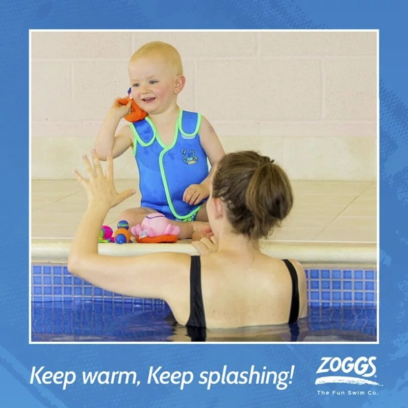 澳洲品牌 ZOGGS《海底世界》嬰兒包裹式保暖背心