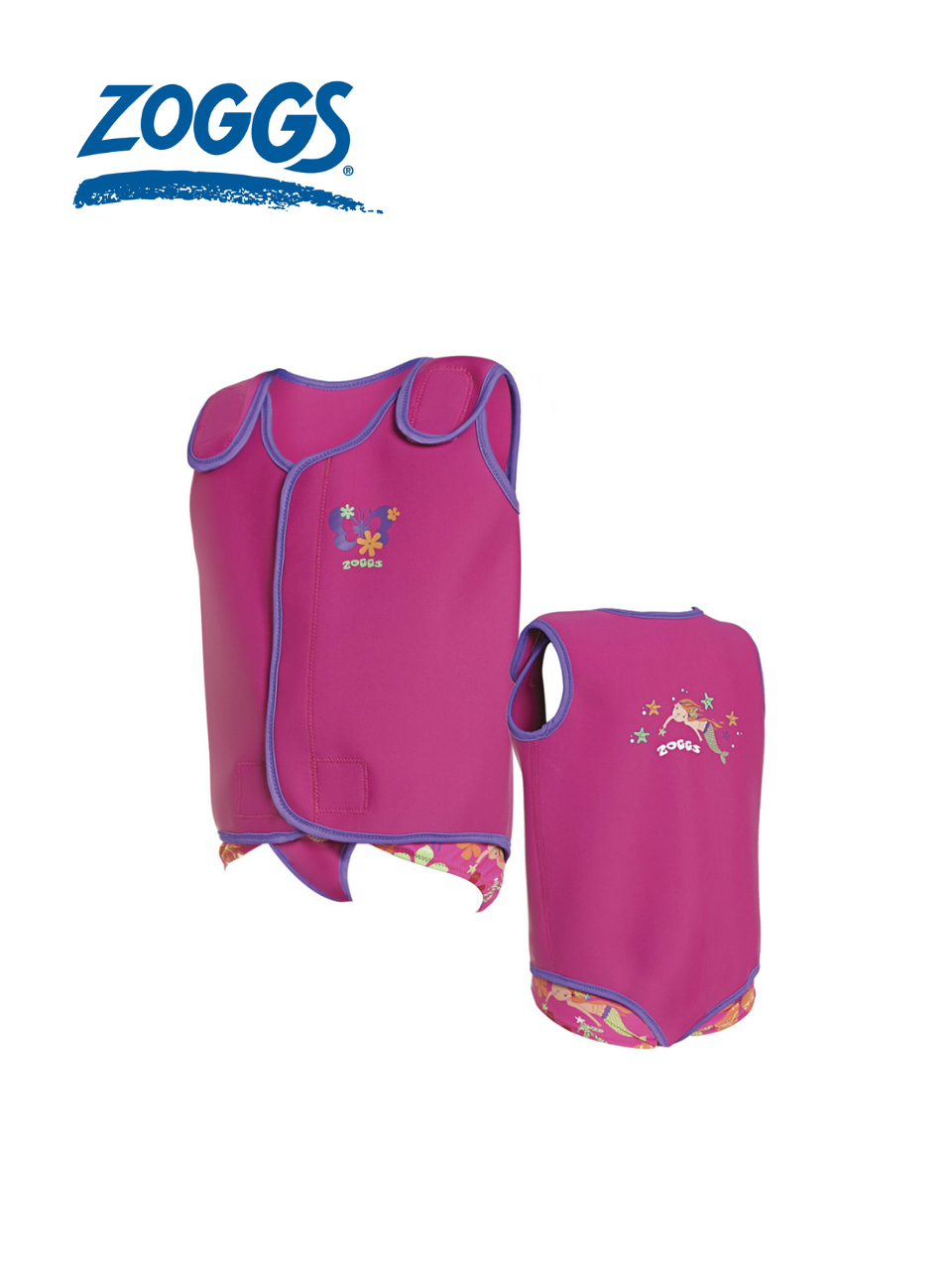 澳洲品牌 ZOGGS《小人魚》嬰兒包裹式保暖背心