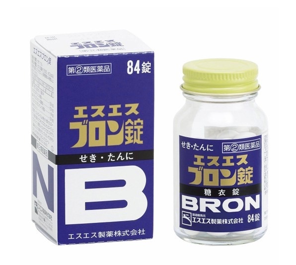 日本 白兔製藥 SS BRON 止咳化痰錠 84錠 喉嚨不適用藥
