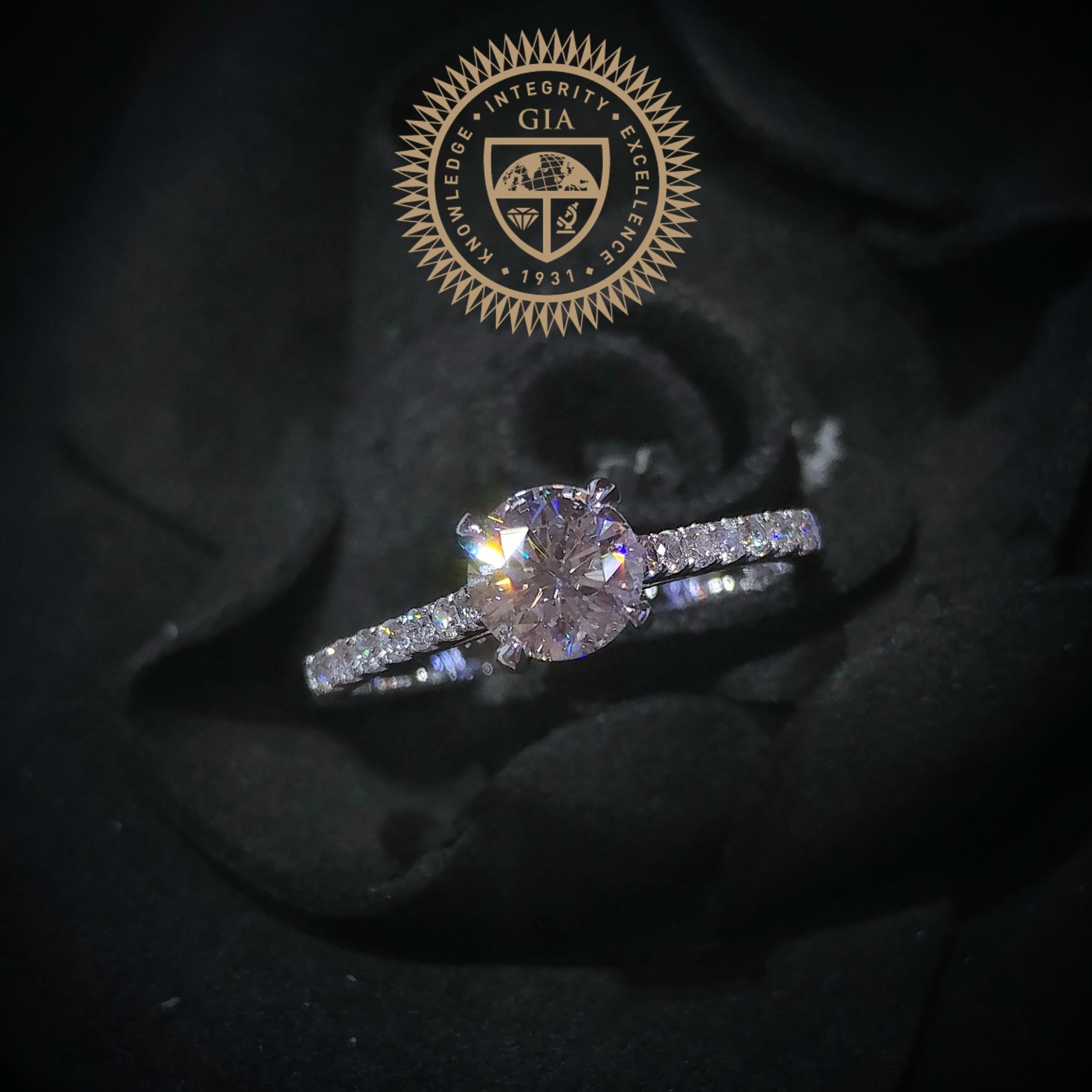 18K White Gold 0.78ct Diamond Ring