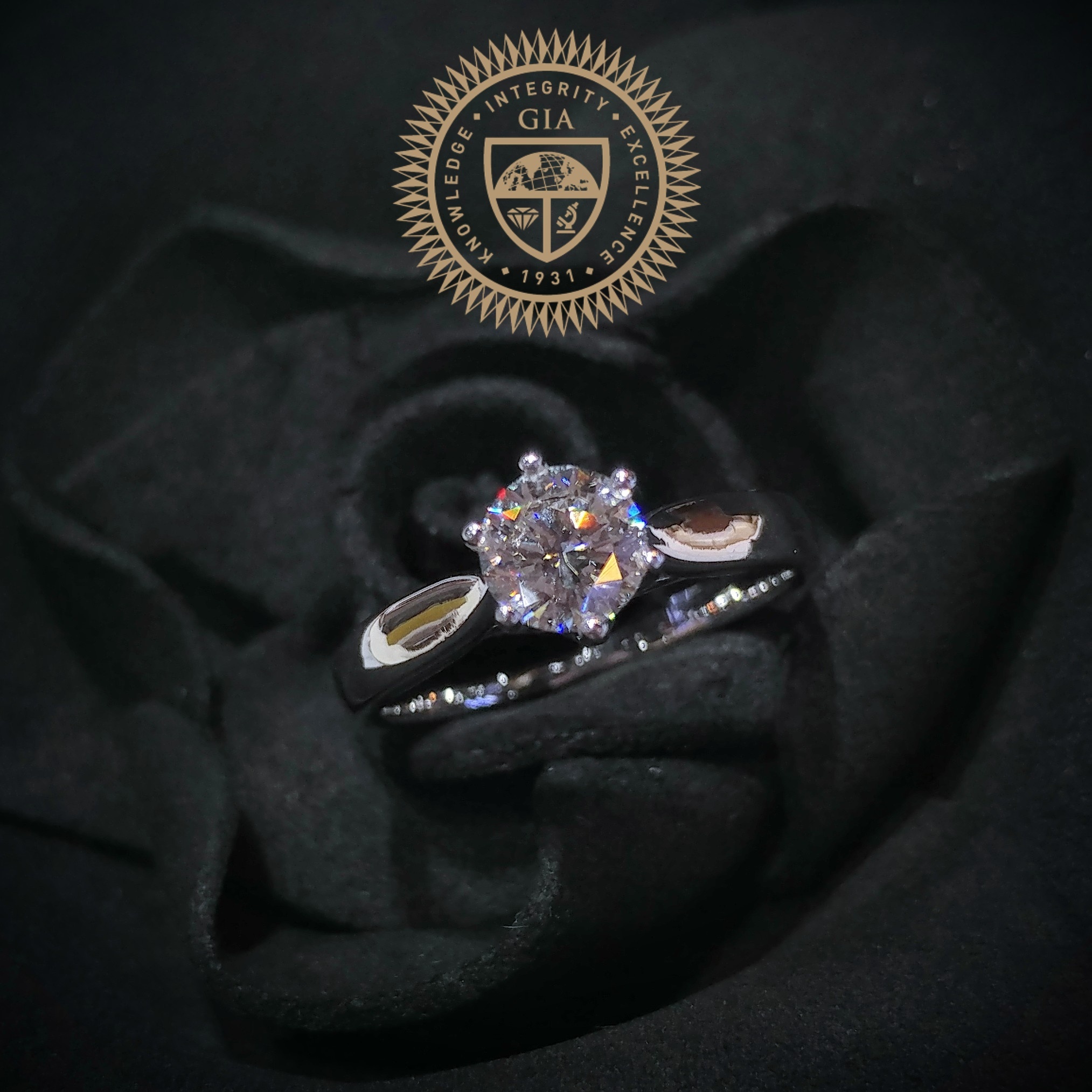 18K White Gold 0.60ct Diamond Ring