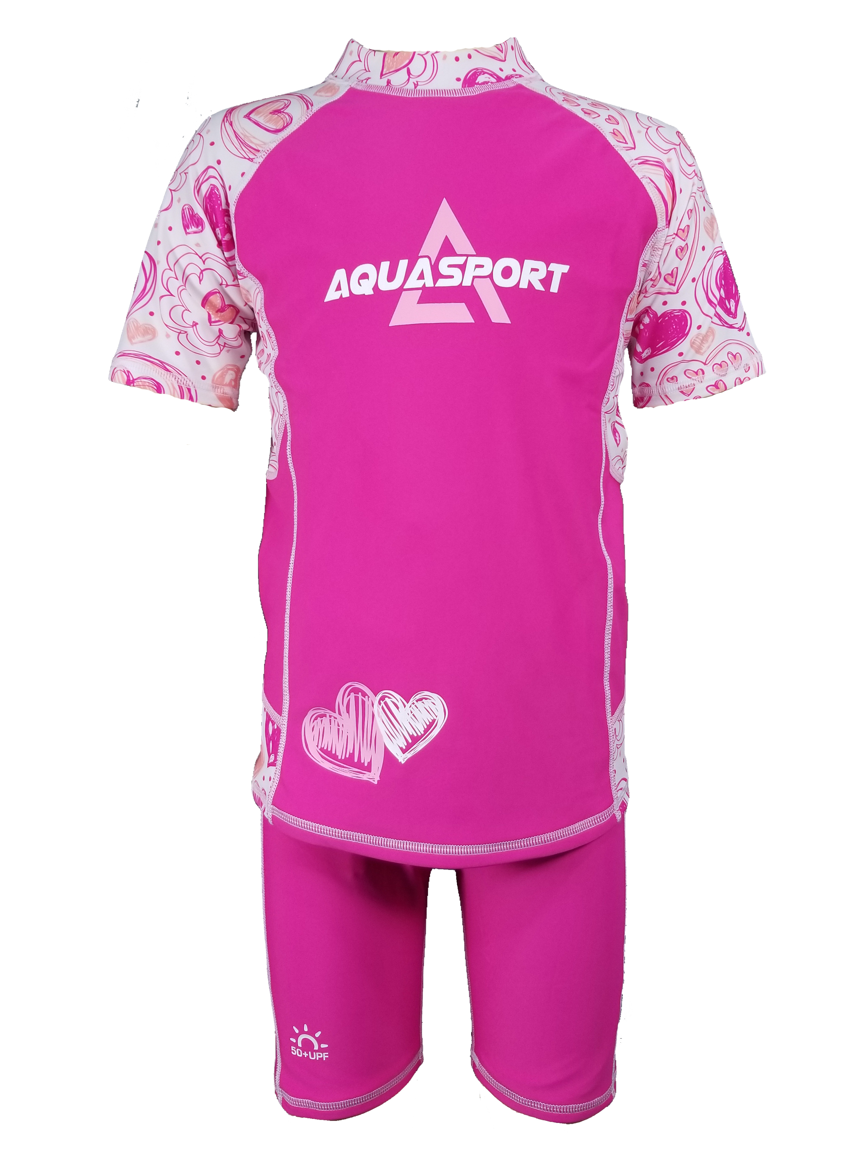Aquasport Sun Protection Short Sleeve 2 Pcs Set AS-585